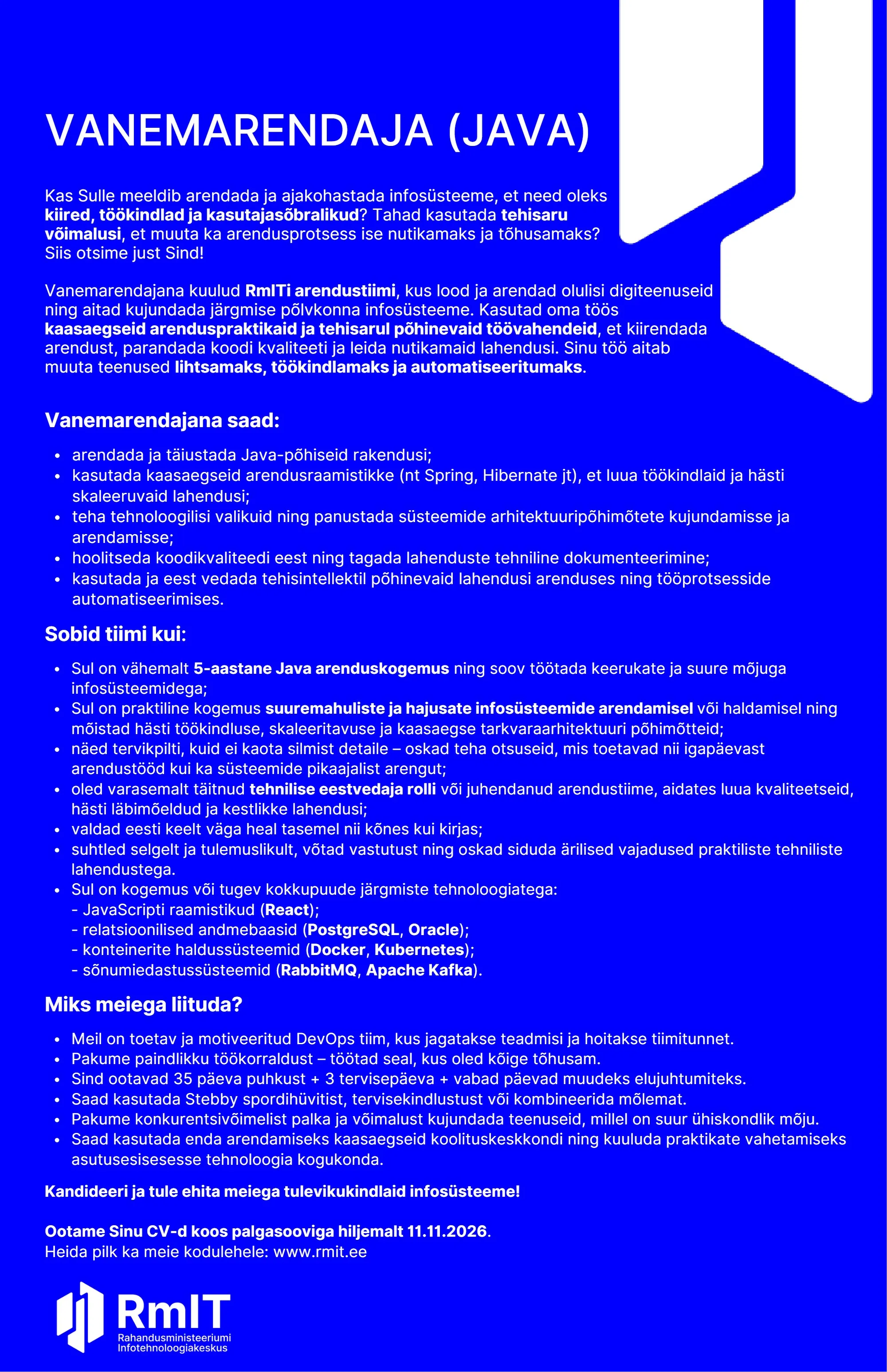 vacancy