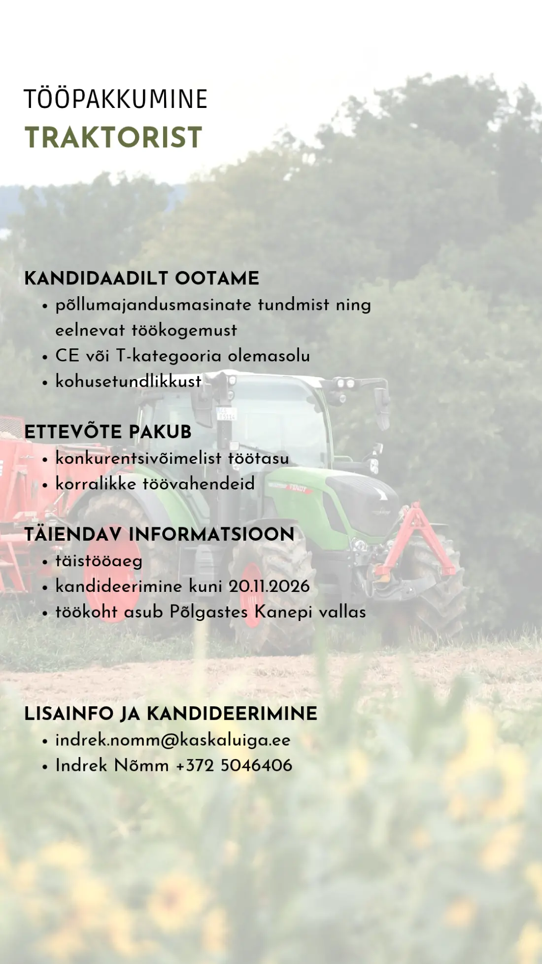 vacancy